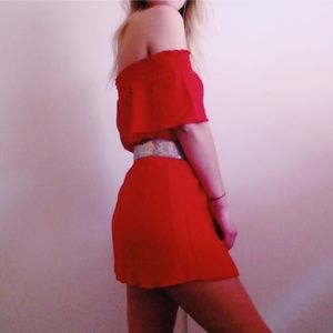 Off the shoulder dress